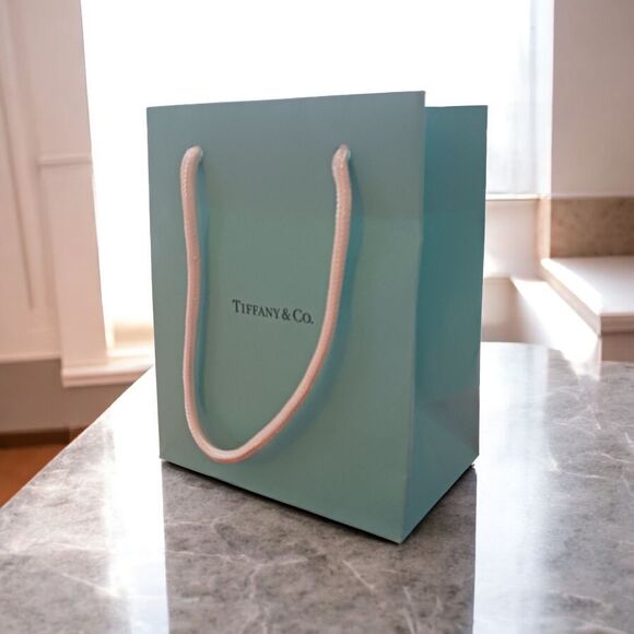 Tiffany & Co. Other - Tiffany & Co Blue Gift Bag 6x5x3 NWOT Luxury Gift Packaging